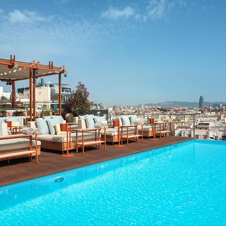 Grand Hotel Central, Small Luxury Hotels Barcelona Kültér fotó Skyline Barcelona