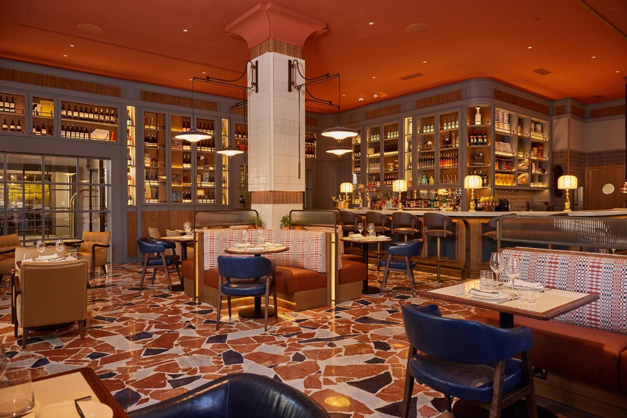 Grand Hotel Central, Small Luxury Hotels Barcelona Kültér fotó The interior of the restaurant